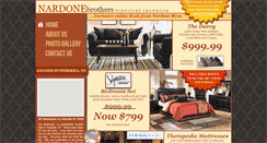 Desktop Screenshot of nardonebrothersfurniture.com