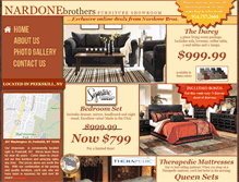 Tablet Screenshot of nardonebrothersfurniture.com